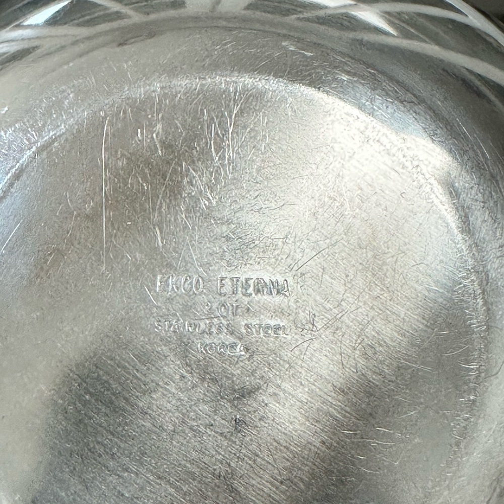 Ekco Eterna Stainless Steel Nesting Bowls 4qt & 2qt - Picture 3 of 4